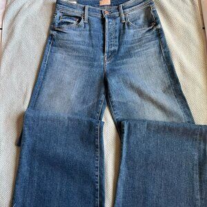 Mother Frayed Hem Jeans